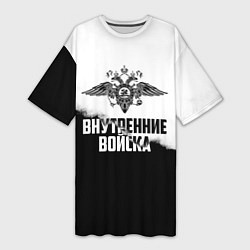 Женская длинная футболка Внутренние Войска