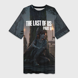 Футболка женская длинная The Last of Us part 2, цвет: 3D-принт