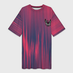 Футболка женская длинная MONSTER ENERGY Z, цвет: 3D-принт