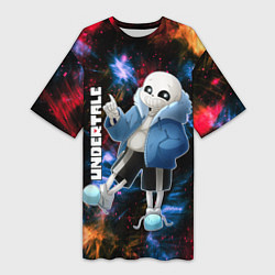 Женская длинная футболка UNDERTALE АНДЕРТЕЙЛ