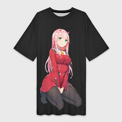 Женская длинная футболка ZeroTwo Darling in the Franx