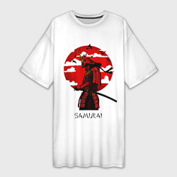 Женская длинная футболка Samurai