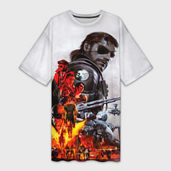 Женская длинная футболка Metal Gear