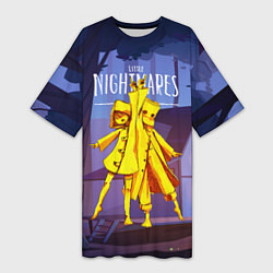 Футболка женская длинная Little Nightmares 2, цвет: 3D-принт
