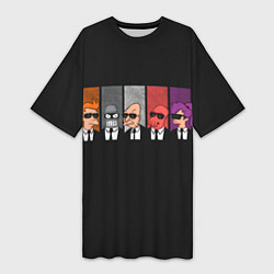 Женская длинная футболка Agents Futurama