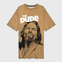 Футболка женская длинная The Big Lebowski Dude, цвет: 3D-принт