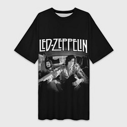 Женская длинная футболка Led Zeppelin