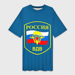 Женская длинная футболка ВДВ России