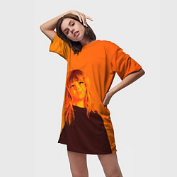 Футболка женская длинная Sweet Taylor Swift, цвет: 3D-принт — фото 2