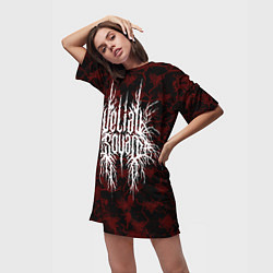 Футболка женская длинная Velial Squad, цвет: 3D-принт — фото 2