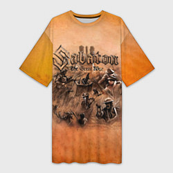 Футболка женская длинная The Great War - Sabaton, цвет: 3D-принт