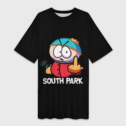Футболка женская длинная Южный парк Эрик South Park, цвет: 3D-принт