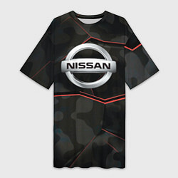Женская длинная футболка Nissan xtrail