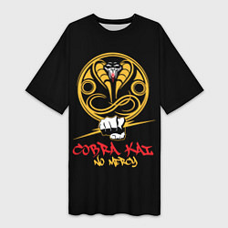 Женская длинная футболка Cobra Kai no mercy