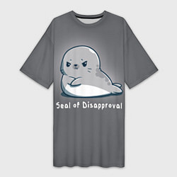 Женская длинная футболка Seal of Disapproval