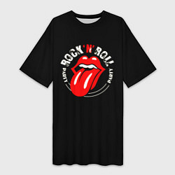 Женская длинная футболка PARTY ROCK N ROLL PARTY