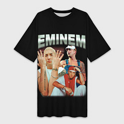 Футболка женская длинная Eminem Slim Shady, цвет: 3D-принт