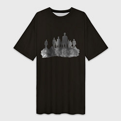 Футболка женская длинная Dead poets Society - Общество мёртвых поэтов, цвет: 3D-принт