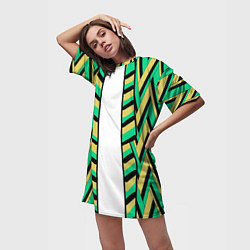 Футболка женская длинная Для косплея Джей Хоупа, цвет: 3D-принт — фото 2