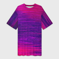 Женская длинная футболка Color radiation