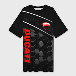 Женская длинная футболка Ducati - технологическая броня