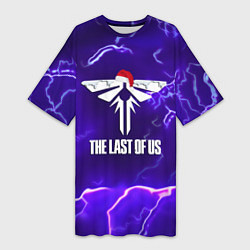 Женская длинная футболка The last of us storm ney year