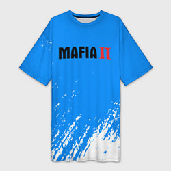 Футболка женская длинная Mafia мафия, цвет: 3D-принт