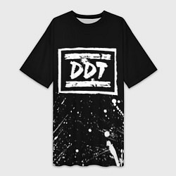 Женская длинная футболка DDT rock group