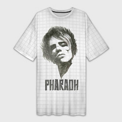Женская длинная футболка Портрет Pharaoh