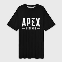 Женская длинная футболка Apex legends logo