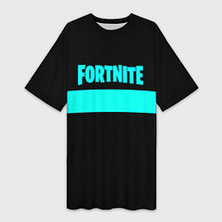 Женская длинная футболка Fortnite line