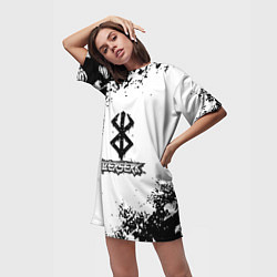 Футболка женская длинная Хвост феи x Берсерк, цвет: 3D-принт — фото 2