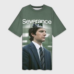 Футболка женская длинная Mark Severance, цвет: 3D-принт