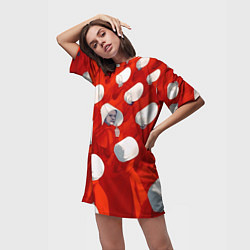 Футболка женская длинная Рассказ служанки, цвет: 3D-принт — фото 2