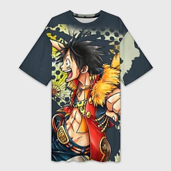 Женская длинная футболка One Piece