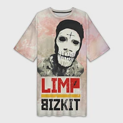 Женская длинная футболка Limp Bizkit