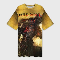 Женская длинная футболка Dark Souls: Braveheart