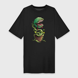Женская футболка-платье Plants vs zombies