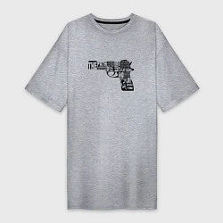 Женская футболка-платье Pulp Fiction Gun