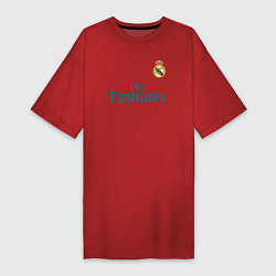 Футболка женская-платье Real Madrid: Ronaldo 07, цвет: красный