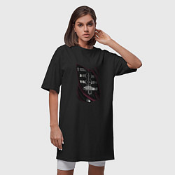 Футболка женская-платье Five Nights At Freddy, цвет: черный — фото 2