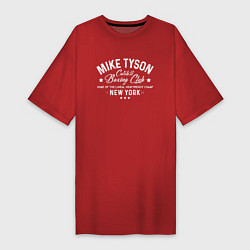 Футболка женская-платье Mike Tyson: Boxing Club, цвет: красный