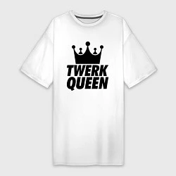 Женская футболка-платье Twerk Queen