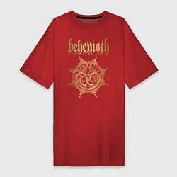 Футболка женская-платье Behemoth: Demonica, цвет: красный