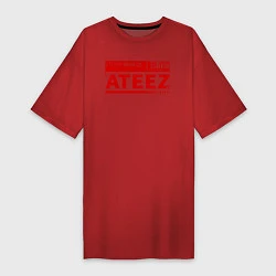 Женская футболка-платье Ateez