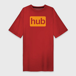 Женская футболка-платье Hub