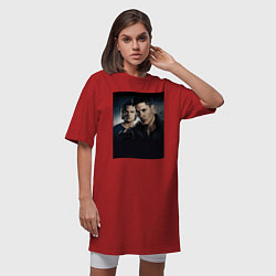 Футболка женская-платье Winchester Brothers, цвет: красный — фото 2