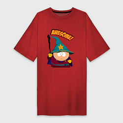 Футболка женская-платье CARTMAN, цвет: красный