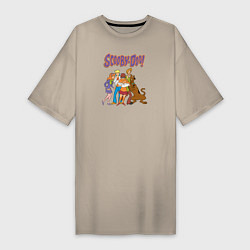 Женская футболка-платье Scooby-Doo