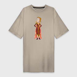 Женская футболка-платье Королева Саммер